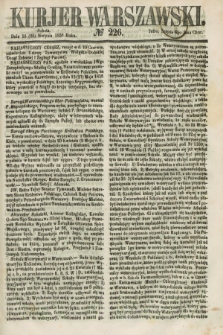 Kurjer Warszawski. 1858, № 226 (28 sierpnia)