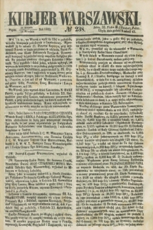 Kurjer Warszawski. 1858, № 238 (10 września)