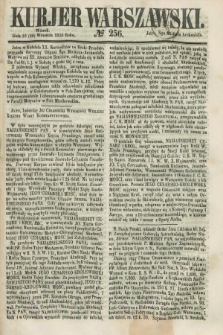 Kurjer Warszawski. 1858, № 256 (28 września)