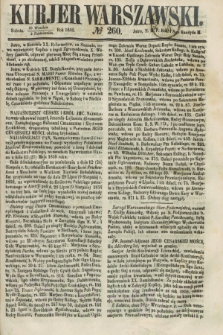 Kurjer Warszawski. 1858, № 260 (2 października)