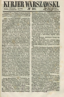 Kurjer Warszawski. 1858, № 268 (10 października)