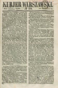 Kurjer Warszawski. 1858, № 270 (12 października)