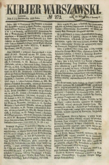 Kurjer Warszawski. 1858, № 272 (14 października)