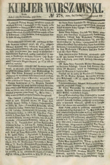 Kurjer Warszawski. 1858, № 278 (20 października)