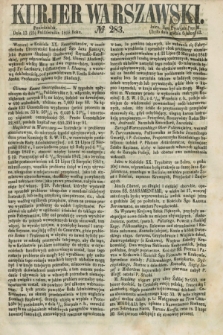 Kurjer Warszawski. 1858, № 283 (25 października)