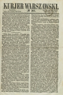 Kurjer Warszawski. 1858, № 303 (15 listopada)