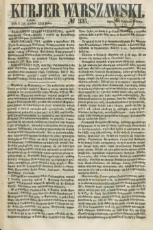 Kurjer Warszawski. 1858, № 335 (18 grudnia)