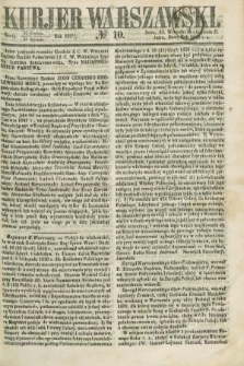 Kurjer Warszawski. 1859, № 10 (12 stycznia)