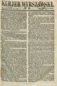 Kurjer Warszawski. 1859, № 25 (27 stycznia)