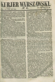 Kurjer Warszawski. 1859, № 41 (13 lutego)