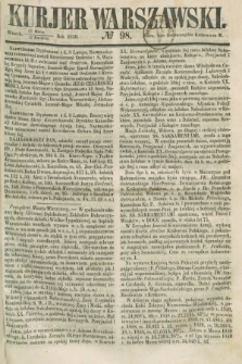 Kurjer Warszawski. 1859, № 98 (12 kwietnia)