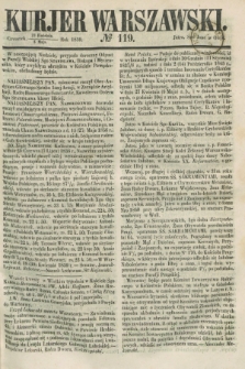 Kurjer Warszawski. 1859, № 119 (5 maja)