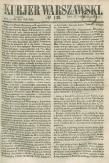 Kurjer Warszawski. 1859, № 139 (26 maja)