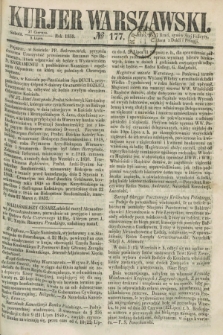 Kurjer Warszawski. 1859, № 177 (9 lipca)