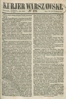 Kurjer Warszawski. 1859, № 179 (11 lipca)