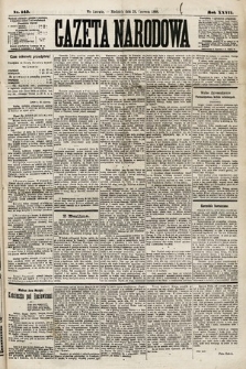 Gazeta Narodowa. 1888, nr 145