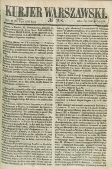 Kurjer Warszawski. 1859, № 198 (30 lipca)