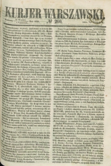 Kurjer Warszawski. 1859, № 260 (2 października)