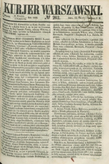 Kurjer Warszawski. 1859, № 262 (4 października)