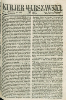 Kurjer Warszawski. 1859, № 263 (5 października)