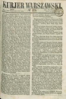 Kurjer Warszawski. 1859, № 273 (15 października)