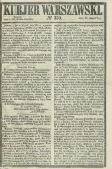 Kurjer Warszawski. 1860, № 339 (23 grudnia) + dod.