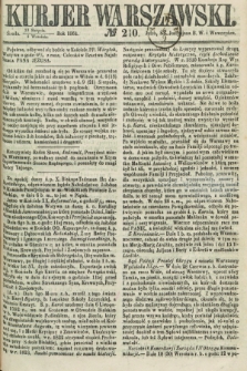 Kurjer Warszawski. 1861, № 210 (4 września)