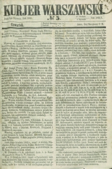 Kurjer Warszawski. 1863, № 5 (8 stycznia)