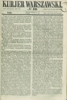 Kurjer Warszawski. 1863, № 10 (14 stycznia)