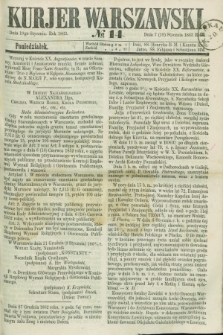 Kurjer Warszawski. 1863, № 14 (19 stycznia)