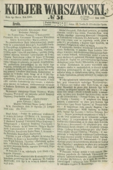 Kurjer Warszawski. 1863, № 51 (4 marca)
