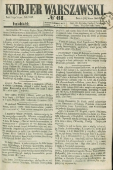 Kurjer Warszawski. 1863, № 61 (16 marca)