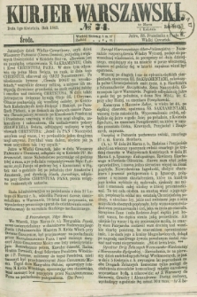 Kurjer Warszawski. 1863, № 74 (1 kwietnia)