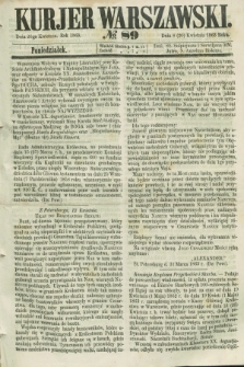 Kurjer Warszawski. 1863, № 89 (20 kwietnia)
