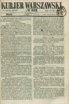 Kurjer Warszawski. 1863, № 112 (19 maja)