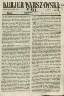 Kurjer Warszawski. 1863, № 154 (10 lipca)