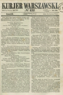 Kurjer Warszawski. 1863, № 177 (6 sierpnia)