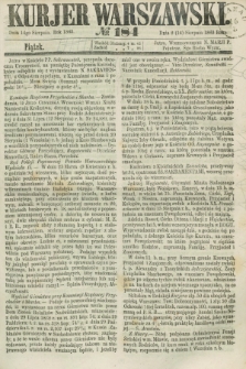 Kurjer Warszawski. 1863, № 184 (14 sierpnia)