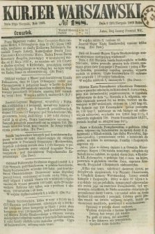 Kurjer Warszawski. 1863, № 188 (20 sierpnia)
