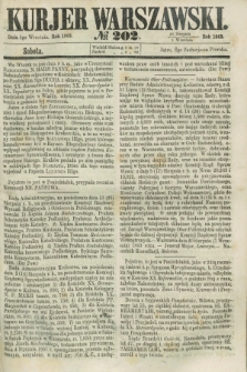 Kurjer Warszawski. 1863, № 202 (5 września)