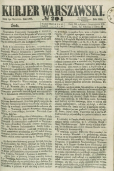 Kurjer Warszawski. 1863, № 204 (9 września) + dod.