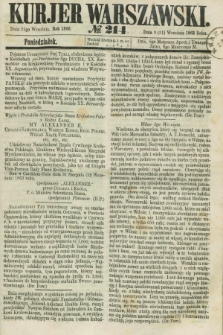 Kurjer Warszawski. 1863, № 214 (21 września)