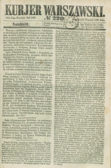 Kurjer Warszawski. 1863, № 220 (28 września)