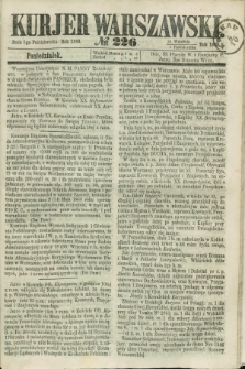 Kurjer Warszawski. 1863, № 226 (5 października)
