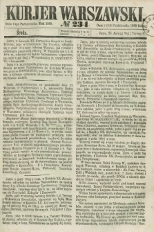 Kurjer Warszawski. 1863, № 234 (14 października)