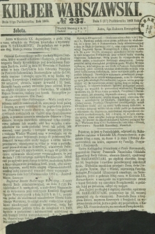 Kurjer Warszawski. 1863, № 237 (17 października)