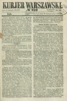Kurjer Warszawski. 1863, № 252 (4 listopada)