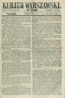 Kurjer Warszawski. 1863, № 256 (9 listopada)