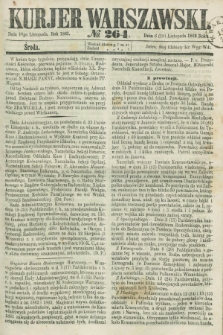 Kurjer Warszawski. 1863, № 264 (18 listopada) + dod.