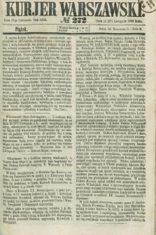 Kurjer Warszawski. 1863, № 272 (27 listopada)